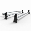 Nissan Primastar 2 bar roof rack load stops rear roller 2001-14 model (AT19LS+A30)