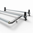 Nissan Primastar 2 bar roof rack load stops rear roller 2001-14 model (AT19LS+A30)