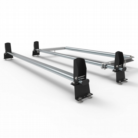 Vauxhall Vivaro  2 bar roof rack - load stops - rear roller 2001-14 model (AT19LS+A30)