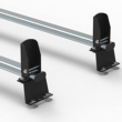 Vauxhall Vivaro  2 bar roof rack + load stops 2001-14 model (AT19LS)
