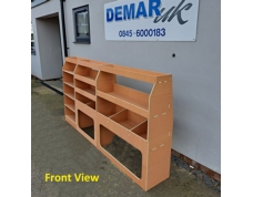 Volkswagen Transporter T5 T6 LWB L2 van racking Shelving plywood unit fits offside - WRK15.8.80