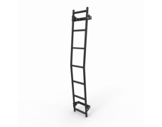 Citroen Relay rear door ladder for high roof vans - 7 rung ladder - DL