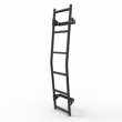 Fiat Scudo rear door ladder - 6 Rung Ladder - DS