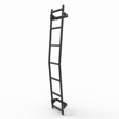 Vauxhall Movano rear door ladder - 7 Rung Ladder - DL
