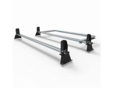 Vauxhall Vivaro Aero Tech 2 bar roof rack load stops rear roller 2015 to 2019 model (AT114LS+A30)