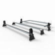 Vauxhall Vivaro Aero Tech 3 bar roof rack load stops rear roller 2015 to 2019 model  (AT115LS+A30)