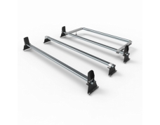 Vauxhall Vivaro Aero Tech 3 bar roof rack load stops rear roller 2015 to 2019 model  (AT115LS+A30)