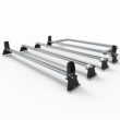 Nissan NV300 Aero Tech 4 bar roof rack load stops rear roller (AT116LS+A30)