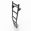 Fiat Ducato rear door ladder (low roof vans)  - 6 Rung Ladder - DS