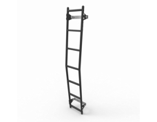 Ford Transit rear door ladder (for medium & high roof vans) - 7 Rung Ladder - DL