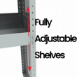 Fiat Ducato Steel Van Racking 1.5m Tall Shelving Unit - HS13