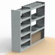 Vauxhall Movano Steel Van Racking 1.5m High Extra Tall Shelving Package - HSK13.20
