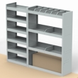 Vauxhall Movano Steel Van Racking 1.5m High Extra Tall Shelving Package - HSK13.20