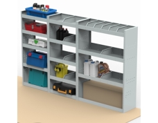 Ford Transit Steel Van Racking 1.5m High Extra Tall Shelving Package - HSK13.24.25