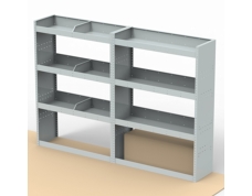 MAN TGE Steel Van Racking 1.5m High Extra Tall Shelving Package - HSK13.13