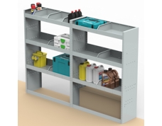 Citroen Relay Steel Van Racking 1.5m Tall Shelving Package - HSK13.13