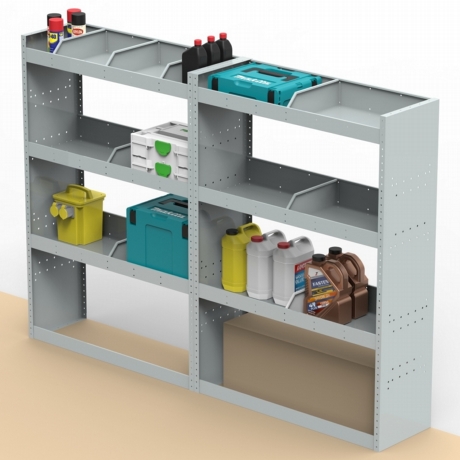 Renault Master Steel Van Racking 1.5m Tall Shelving Package - HSK13.13