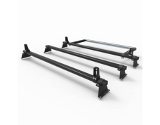 Vauxhall Vivaro Roof Rack ALUMINIUM Stealth 3 bar load stops & roller 2015 to 2019 model (DM115LS+A30)