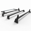 Vauxhall Vivaro Roof Rack ALUMINIUM Stealth 3 bar load stops & roller 2015 to 2019 model (DM115LS+A30)