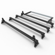 Vauxhall Vivaro Roof Rack ALUMINIUM Stealth 4 bar load stops & roller 2015 to 2019 model (DM116LS+A30)