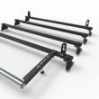 Vauxhall Vivaro Roof Rack ALUMINIUM Stealth 4 bar load stops & roller 2015 to 2019 model (DM116LS+A30)