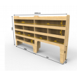 Ford Transit Custom 2013 to 2023 Plywood Full van racking / Shelving unit - WRK47.53.53