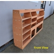 Volkswagen Transporter T5 T6 SWB L1 van racking Shelving plywood unit fits offside - WRK15.17.80