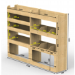 Citroen Relay Plywood Van Racking 1.5m Tall Shelving Package - HRK1.3