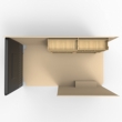 Citroen Relay Plywood Van Racking 1.5m Tall Shelving Package - HRK1.4