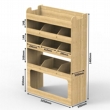 Fiat Ducato Plywood Van Racking 1.5m Tall Shelving Package - HRK1.4
