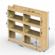 Fiat Ducato Plywood Van Racking 1.5m Tall Shelving Package - HRK2.2