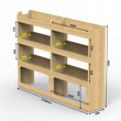 Vauxhall Movano Plywood Van Racking 1.5m Tall Shelving Package - HRK2.2