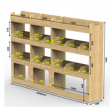 Citroen Relay Plywood Van Racking 1.5m Tall Shelving Package - HRK1.6.5