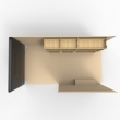 Citroen Relay Plywood Van Racking 1.5m Tall Shelving Package - HRK1.6.5