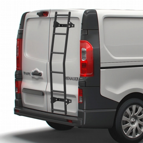 Renault Trafic rear door ladder (low roof vans) - 6 Rung Ladder - DS