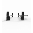 Citroen Berlingo Aero-Tech 2 bar roof rack - load stops - rear roller 2008-2018 model vans (AT64LS+A30)