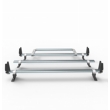 Citroen Berlingo Aero-Tech 3 bar roof rack - load stops - rear roller 2008-2018 model vans only (AT65LS+A30)