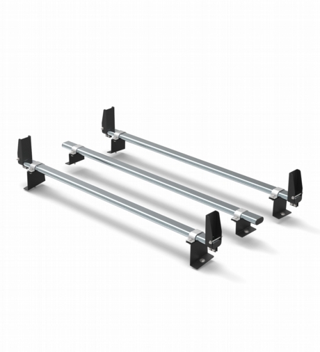 Peugeot Partner Aero-Tech 3 bar roof rack - load stops 2008-2018 model vans only (AT65LS)