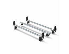 Peugeot Partner Aero-Tech 3 bar roof rack - load stops 2008-2018 model vans only (AT65LS)