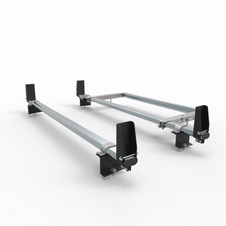 Peugeot Partner Aero-Tech 2 Bar Roof Rack + Load Stops + Rear Roller 2018 Onwards (AT129LS+A30)