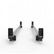 Vauxhall Combo Aero-Tech 2 Bar Roof Rack + Load Stops 2018 Onwards (AT129LS)