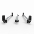 Vauxhall Combo Aero-Tech 3 Bar Roof Rack + Load Stops 2018 Onwards (AT130LS)