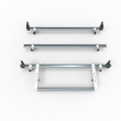 Peugeot Partner Aero-Tech 3 Bar Roof Rack + Load Stops + Rear Roller 2018 Onwards (AT130LS+A30)