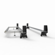 Vauxhall Vivaro Aero-Tech 2 bar roof rack - load stops - rear roller 2019 onwards model (AT127LS+A30)