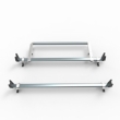 Vauxhall Vivaro Aero-Tech 2 bar roof rack - load stops - rear roller 2019 onwards model (AT127LS+A30)