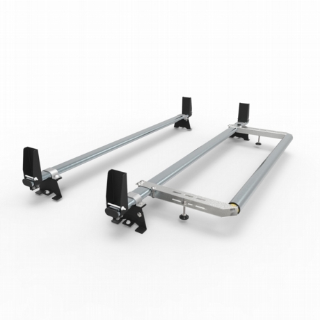 Vauxhall Vivaro Aero-Tech 2 bar roof rack - load stops - rear roller 2019 onwards model (AT127LS+A30)