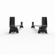 Peugeot Expert Aero-Tech 2 bar roof rack - load stops 2016 onwards (AT127LS)
