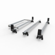 Vauxhall Vivaro Aero-Tech 3 bar roof rack - load stops - rear roller 2019 onwards model (AT128LS+A30)