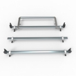 Vauxhall Vivaro Aero-Tech 3 bar roof rack - load stops - rear roller 2019 onwards model (AT128LS+A30)