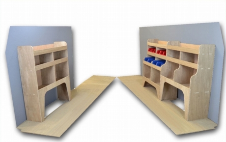 Volkswagen Crafter Plywood Van Racking - Shelving Package - WRK1.9.12